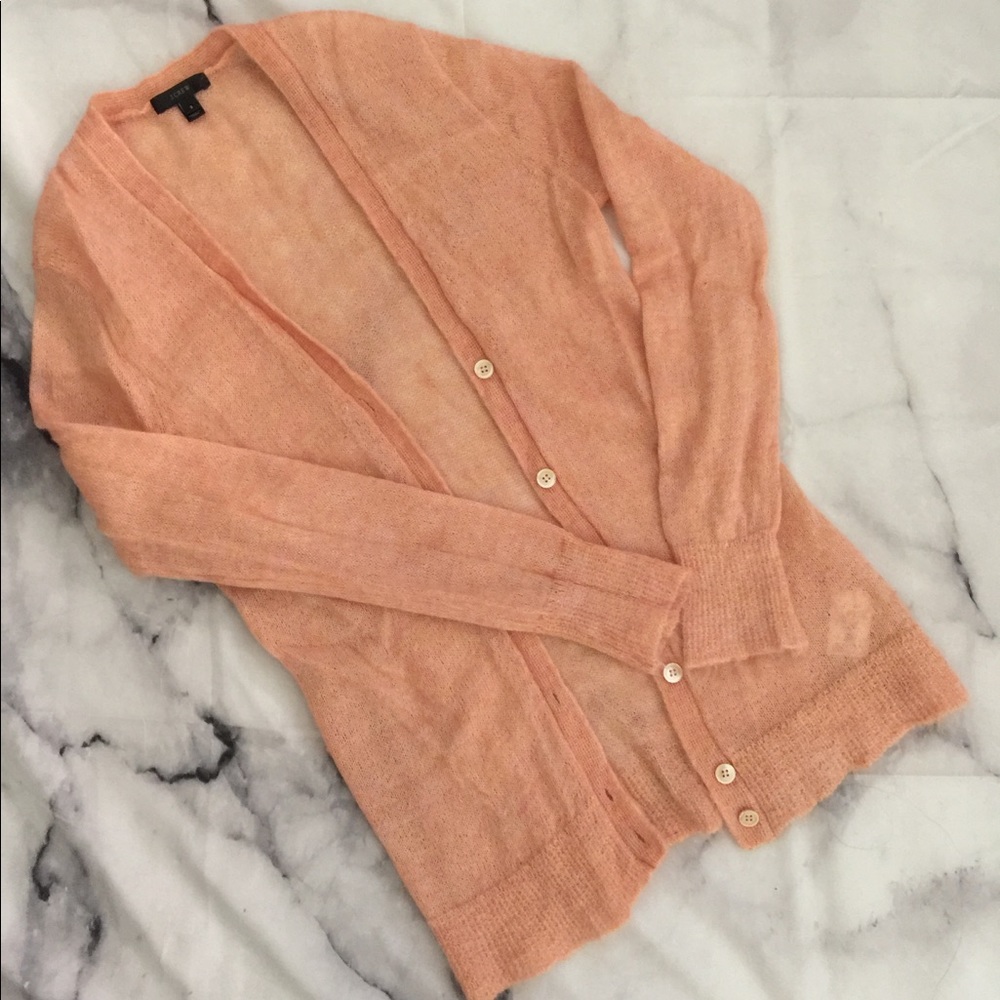 J. Crew mohair soft cardigan